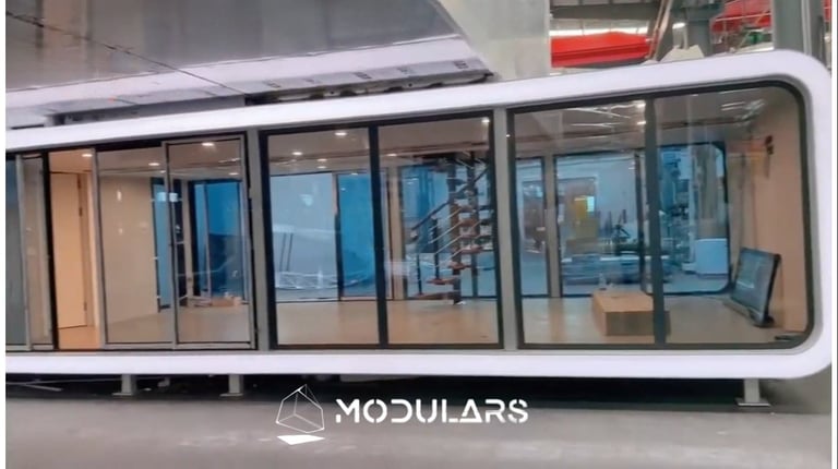 Vivienda modular VM2A1 de doble piso personalizable, MODULARS España