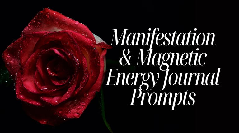 Manifestation and Magnetic Energy Journal Prompts