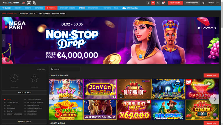 Megapari casino online