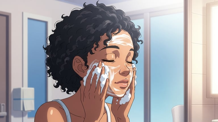 mulher colocando hidratante