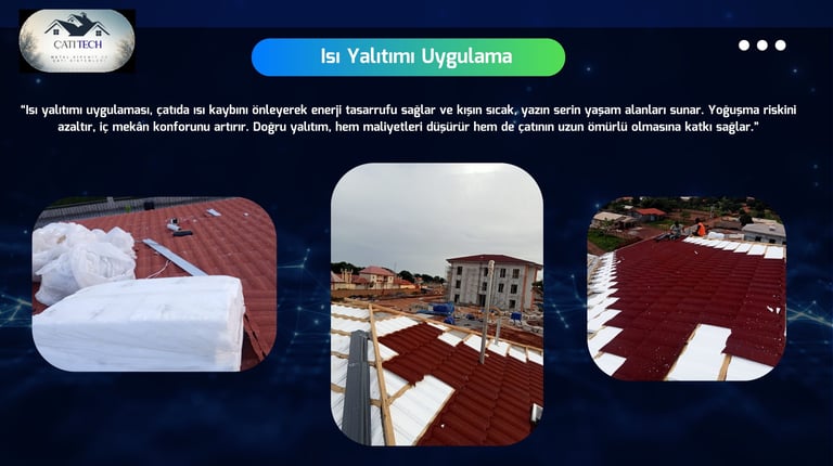 ısı yalıtımı uygulama