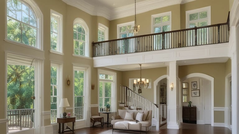 Bright living room with modern inventory