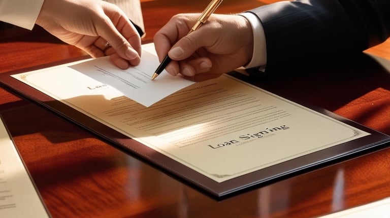 Deed signing