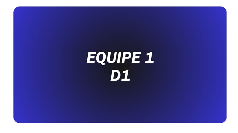 Equipe 1 - D1