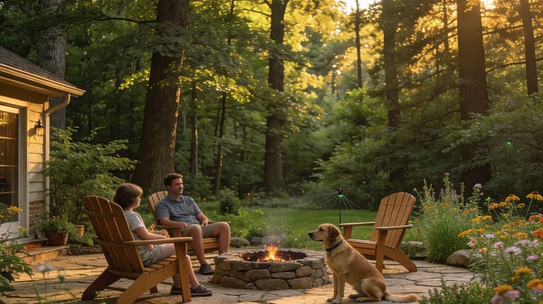 organic tick control for wooded properties