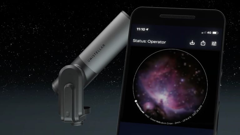 Animation 3D pour un télescope Unstellar Equinox