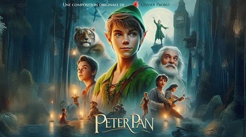 "PETER PAN", a new vision of Neverland"  est une composition qui revisite les aventures de Peter Pan