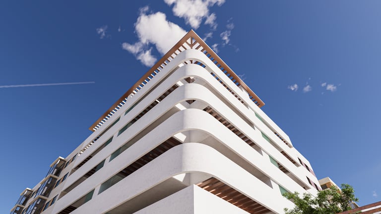 Residential building render