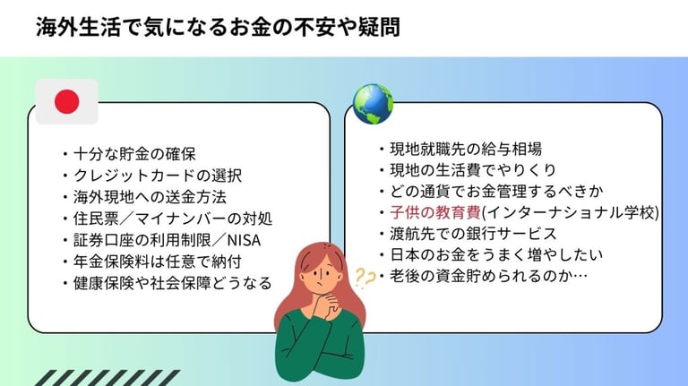 a japanese woman in a green shirt and a white boarder