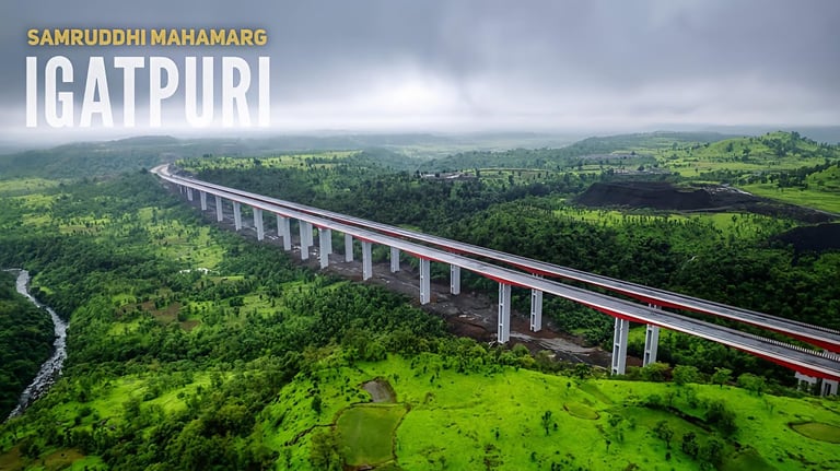 Best places to visit in Igatpuri. Samruddhi Expressway.