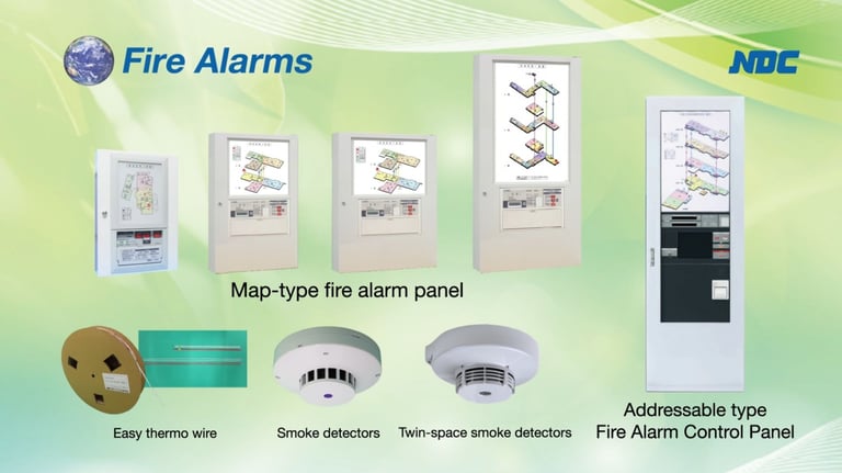 vendor data centre, Japan fire protection, fire alarm distibutor,smoke detector, heat detector, MCFA