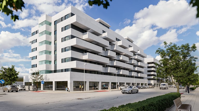 Residential building render