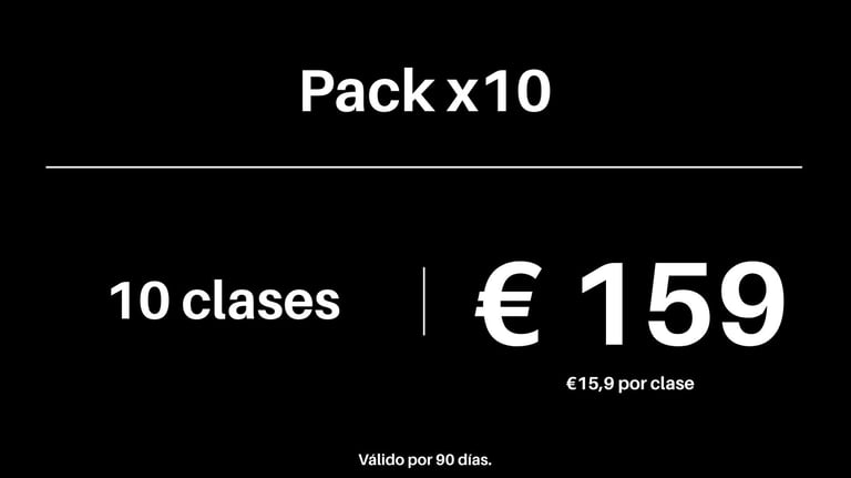 pack 10 clases
