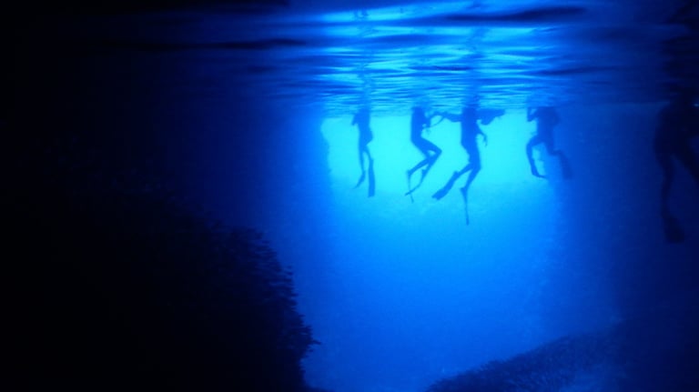 cave snorkelling in Vava'u, The Kingdom of Tonga