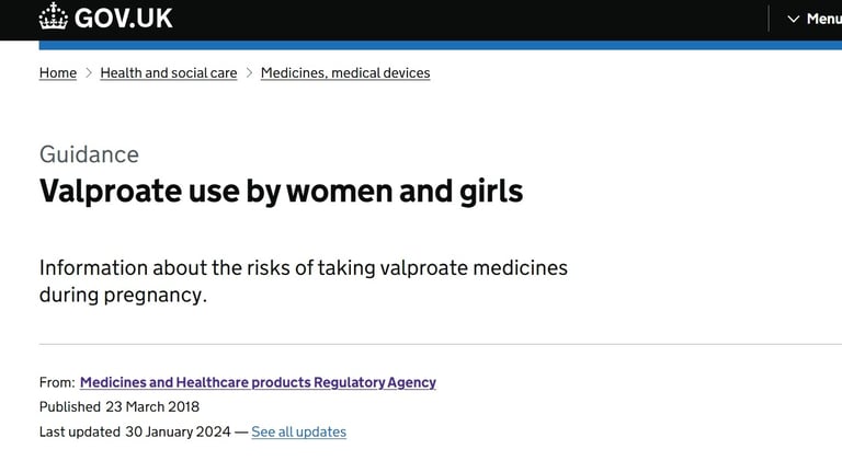 Screenshot of linked page