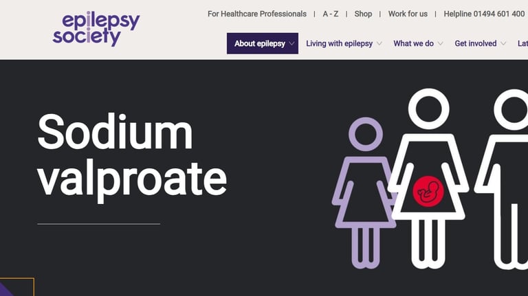 Screenshot of linked page