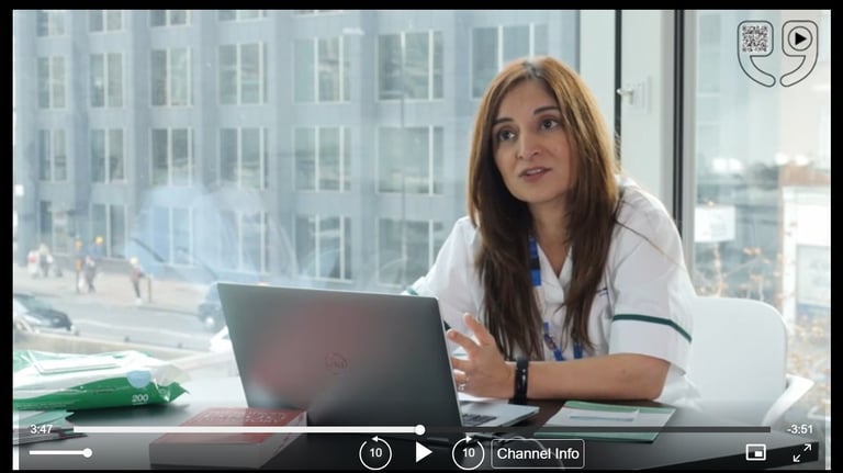 Screen shot of video