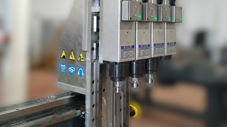 Máquina de 4 cabezales