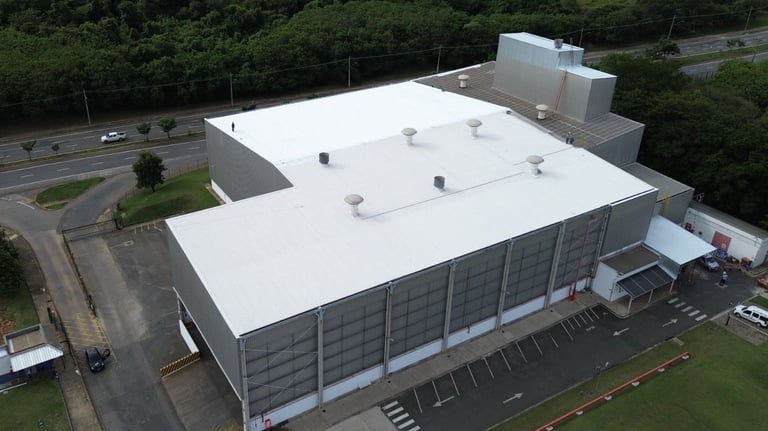 retrofit telhado industrial