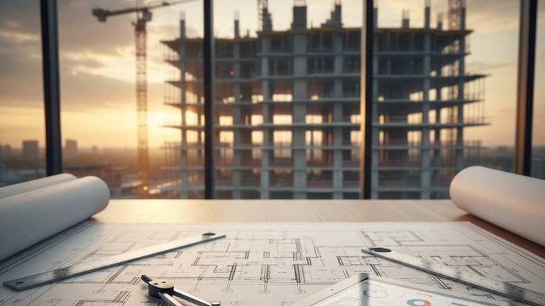 Owner’s representative overseeing construction project on-site.