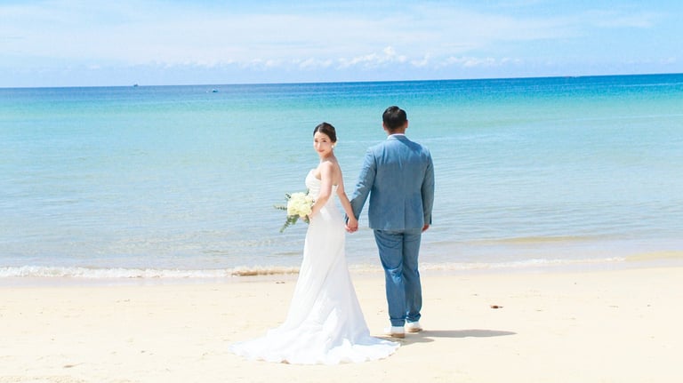 ビーチウエディングフォト