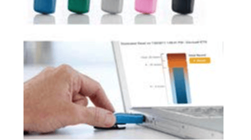 ICC Instadose Dosimeter, USB XRay Monitoring array of colors visible