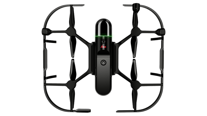 Leica BLK2Fly drone with transparent background