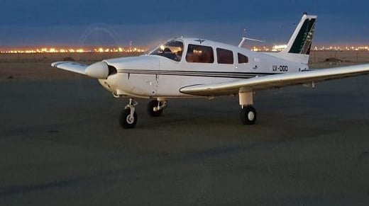 Aeronave LV-OGD, avión utilizado pricipalmente para navegaciones del Aeroclub Río Gallegos