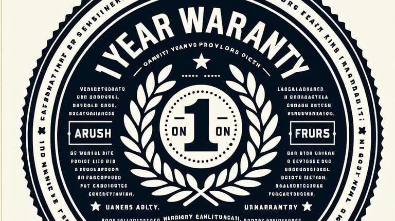 1 year warranty