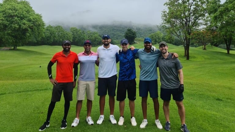 Guys on a golf holiday in Thailand curated by Francesco Luxury Travels Villas Weddings