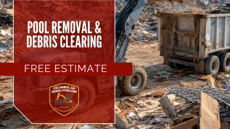 Pool Removal & Debris Clearing in Columbus, GA