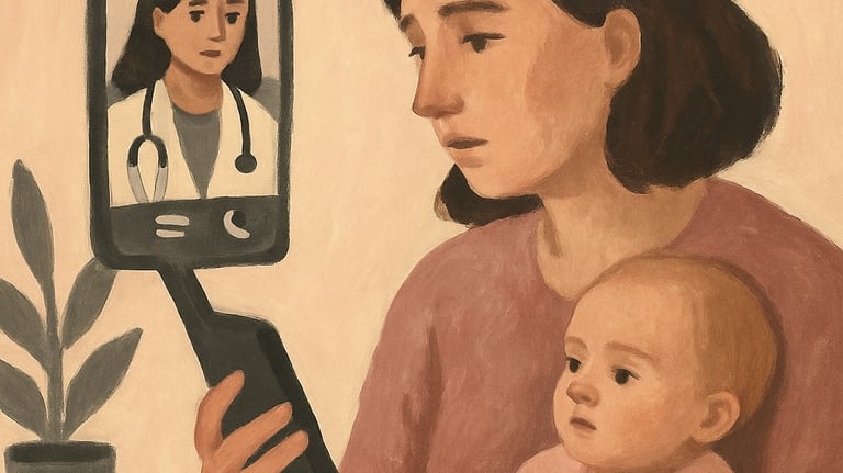 ibu menyusui sedang konsultasi menyusui dengan dokter laktasi