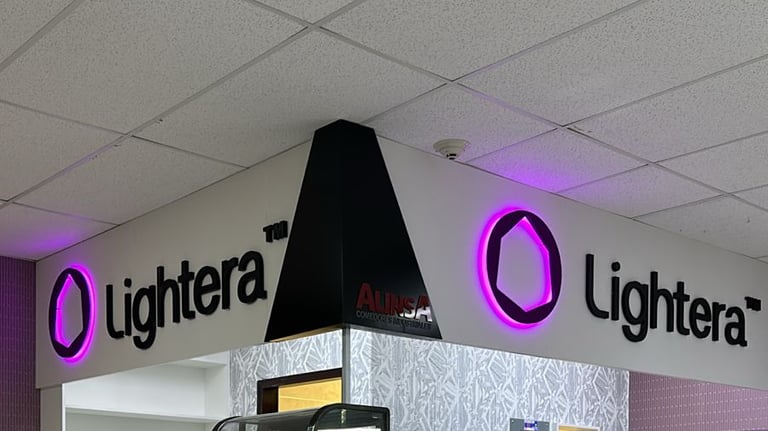 Letreros con iluminación LED y Channel Letters personalizados