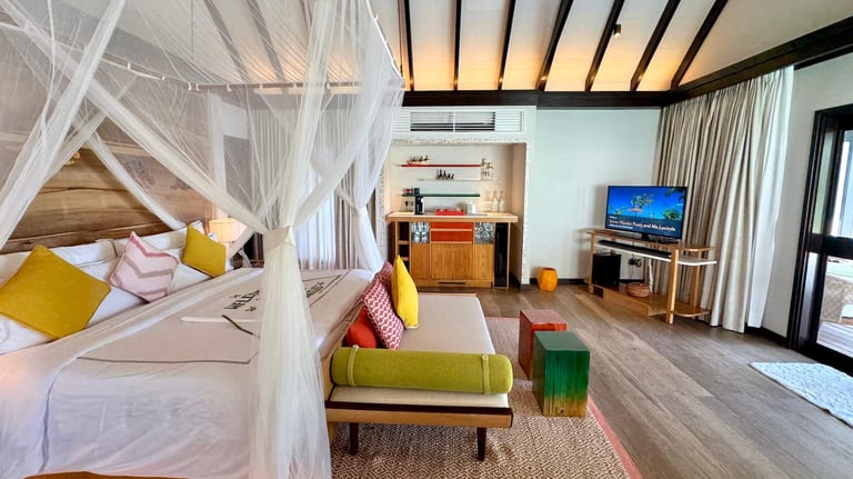 Ozen Life Maadhoo Maldives beach earth villa with pool