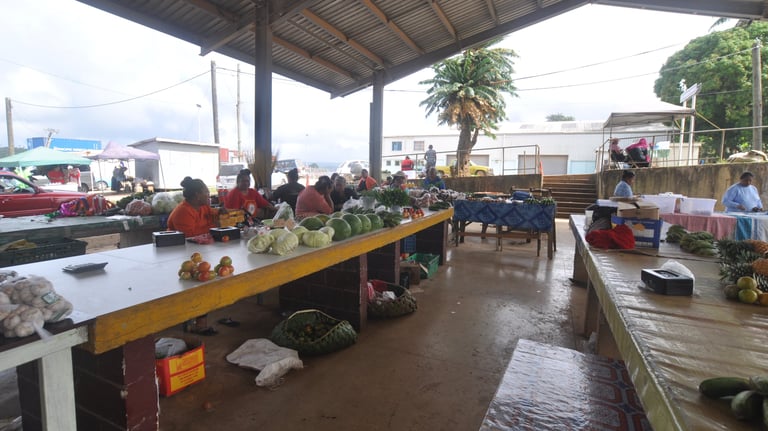 Markets in Neiafu, Vava'u, The Kingdom of Tonga