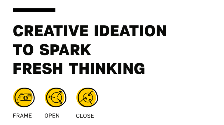 Creative Ideation.