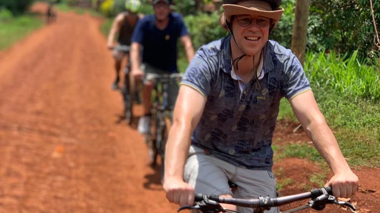 The Jinja Village bike tour in Bujagali