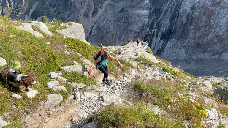 argentier glacier walk, chamonix, France