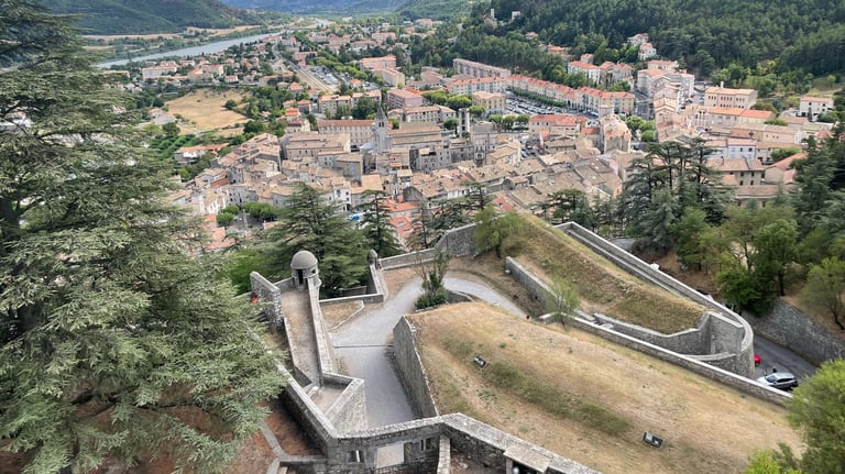 Sisteron, along the Napoleon Route, France