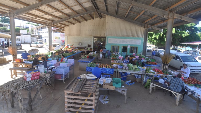 market at Neifau, Vava'u, The Kingdom of Tonga