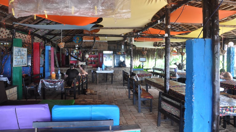 Fatima's restaurant, tofo beach, Praia do tofo, Mozambique