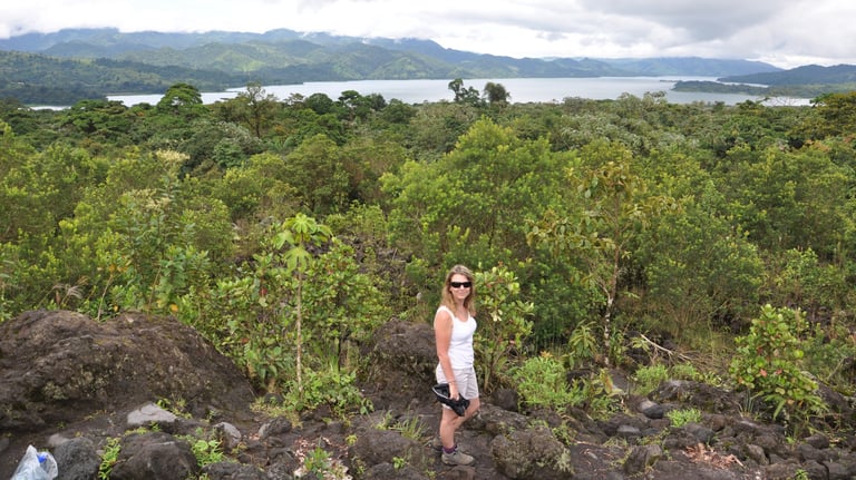 Lake Arenal from Arenal Volcano, Costa Rica