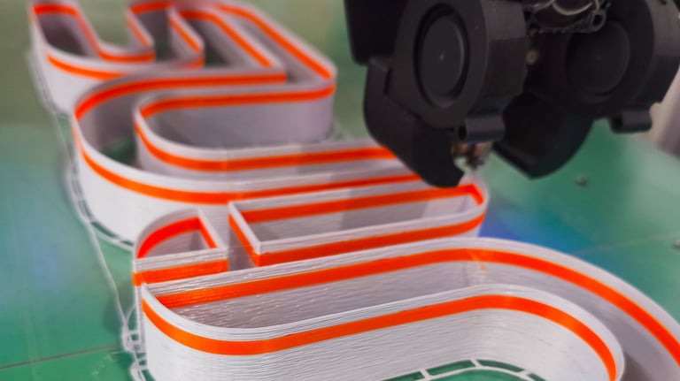 Logo corporeo impreision 3d 