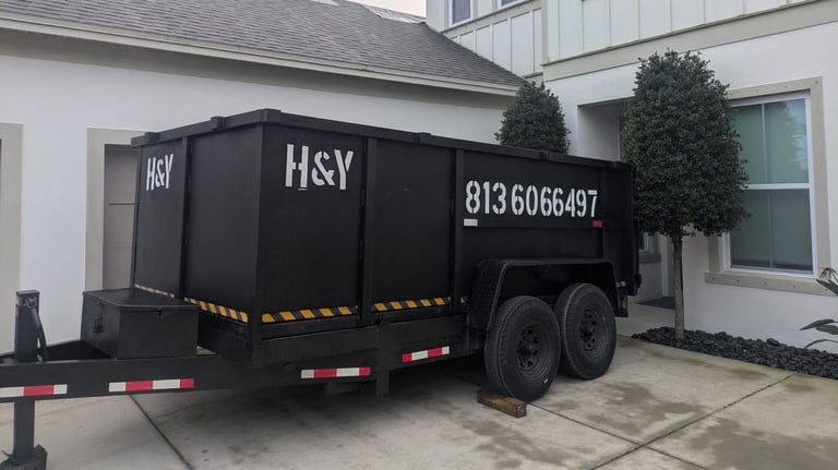7x14 Dumpster Trailer Rental Tampa