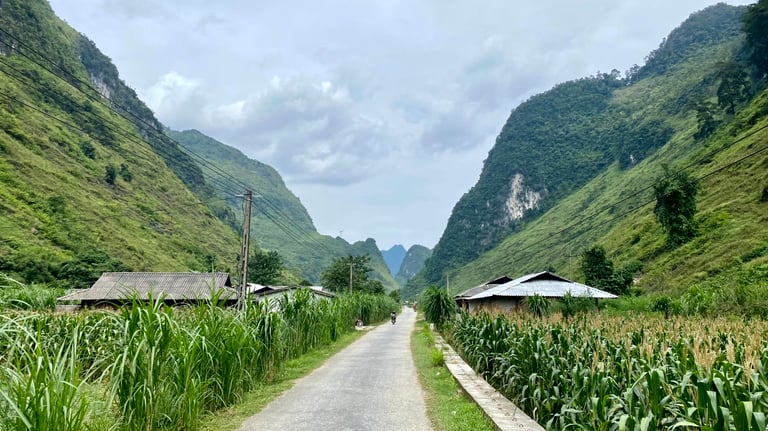 a dirt road with a dirt road and a dirt road