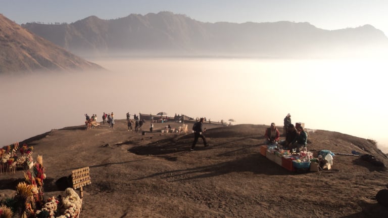 bromo mpuntain magical landscape 