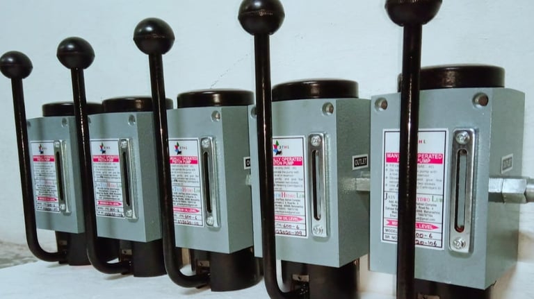 Manual lubrication Pumps used in wide range of lubrication applications