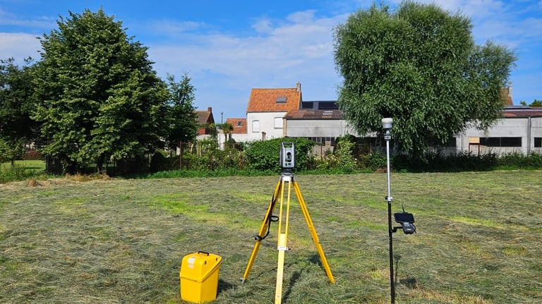 GNSS en totaalstation.