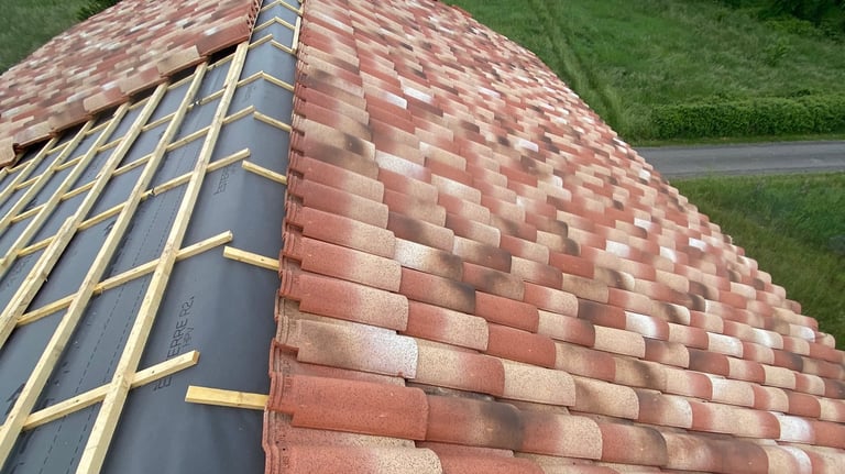 rénovation d'une toiture à Coufouleux