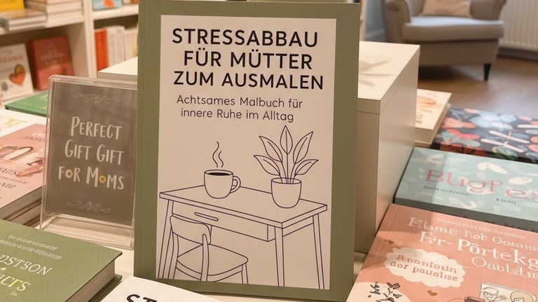 Achtsames Malbuch für Mütter zum Stressabbau